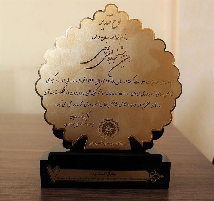 کسب رتبههای برتر فولادیها در مسابقات جشنواره ملی بهرهوری