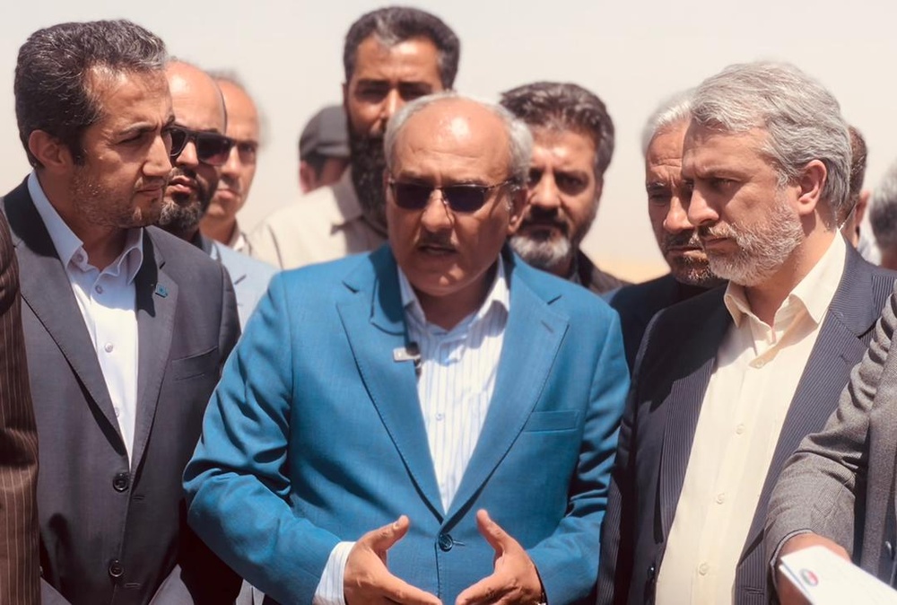 بازدید وزیر صمت از زنجیره فولاد کردستان