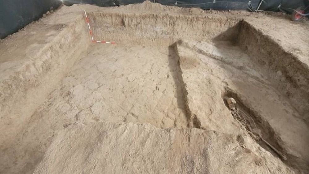 کشف بنای باستانی در محوطه فولاد اردبیل