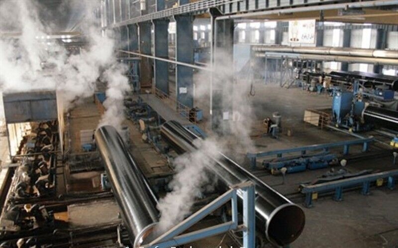 لوله گستر اسفراین ۳۵ هزار تُن لوله‌های فولادی تولید می‌کند