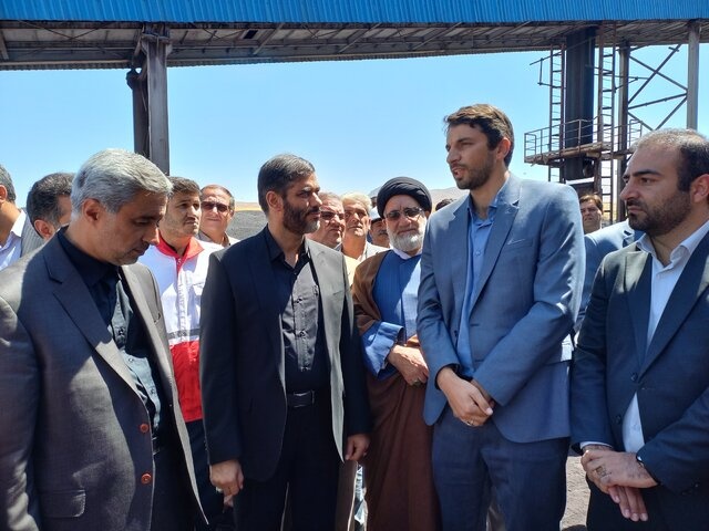 بازدید محمد از مجتمع فولاد اسدآباد