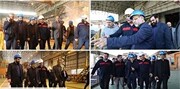 بازدید سرپرست وزارت رفاه از فولاد اکسین