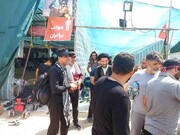 موکب گل‌گهر در اربعین میزبان خیل عظیم عزاداران حسینی بود