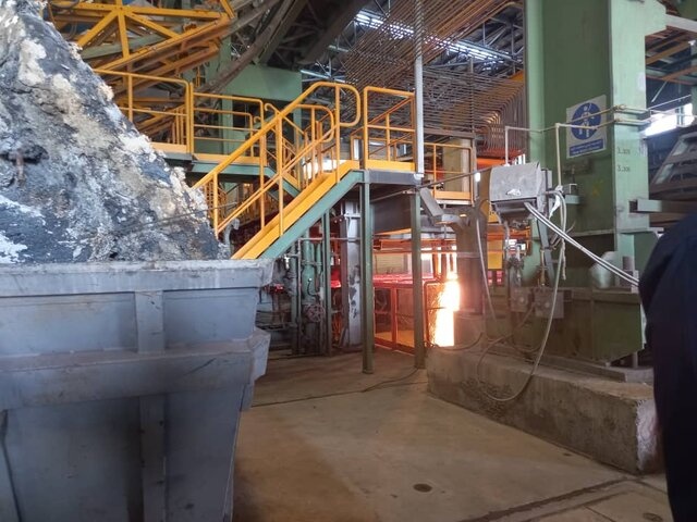 تولید یک میلیون تن آهن‌اسفنجی در مجتمع فولاد سیرجان