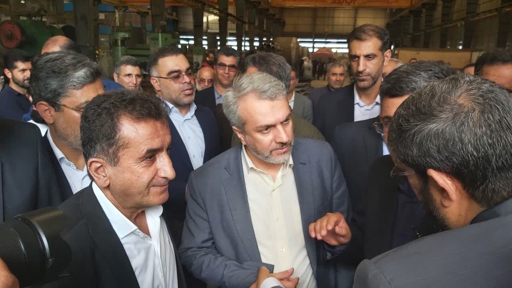 بازدید وزیر صمت از فولاد البرز
