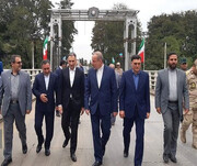 بازدید وزیر جمهوری آذربایجان از بارانداز ریلی آستارا