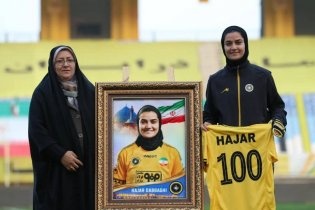 رکورد صد بازی و صد گل برای بانوی سپاهانی