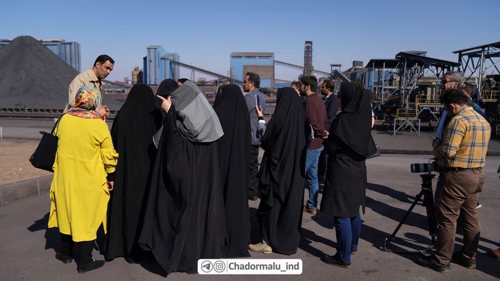 بازدید گروهی از اصحاب هنر از چادرملو