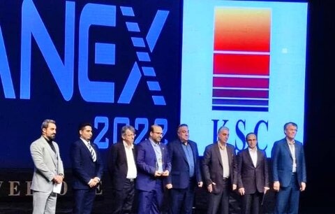 امین ابراهیمی مرد سال صنعت فولاد شد