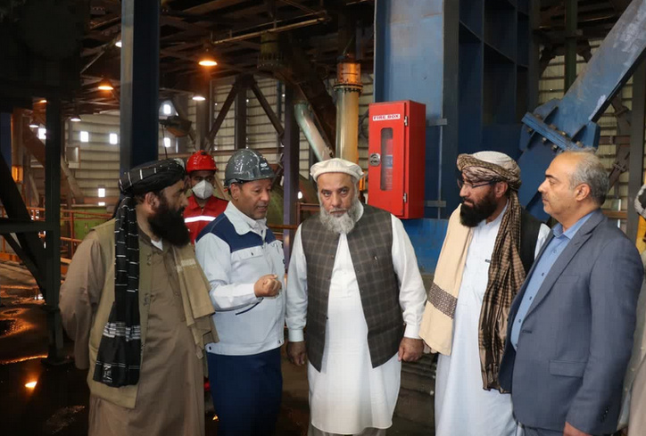دربازدید سرپرست وزارت صنعت و تجارت افغانستان از فولاد سنگان چه گذشت؟