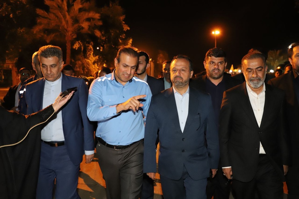 بازدید وزیر اقتصاد از گروه صنعتی ملی فولاد ایران