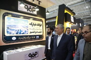 وزیر تعاون از غرفه شرکت فولاد مبارکه اصفهان بازدید کرد