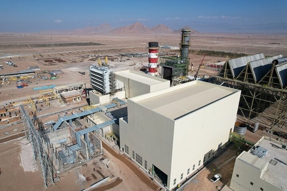 واحد گازی نیروگاه فولاد بوتیای کرمان افتتاح شد