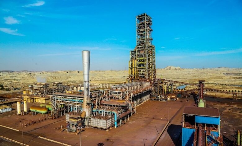 صبا فولاد خلیج فارس واحد نمونه صنعتی هرمزگان شد
