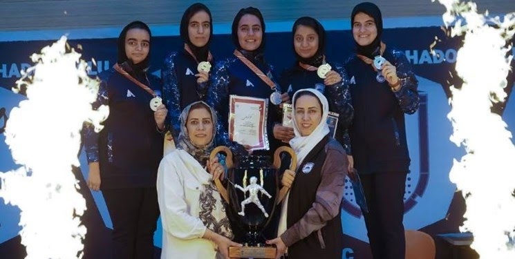 نایب قهرمانی بانوان شمشیرباز چادرملو در لیگ برتر