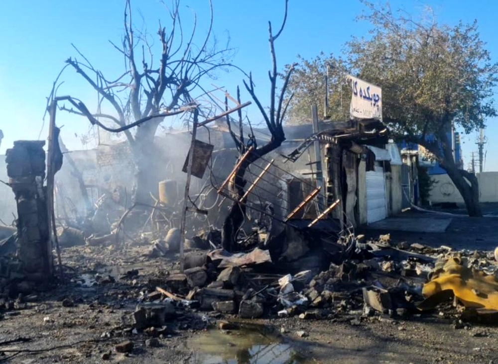 انفجار در مرکز عرضه سیلندر گاز در کرج/ پای یک نفر قطع شد