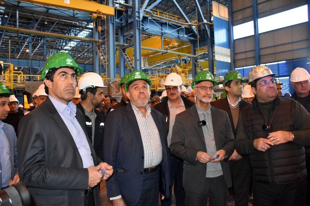 نخستین ذوب فولاد غدیر نیریز انجام شد