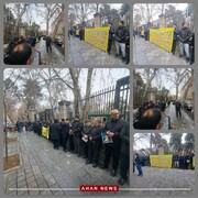 کسبه مجتمع آهن‌مکان در مقابل ساختمان شورای شهر تهران تجمع کردند + فیلم