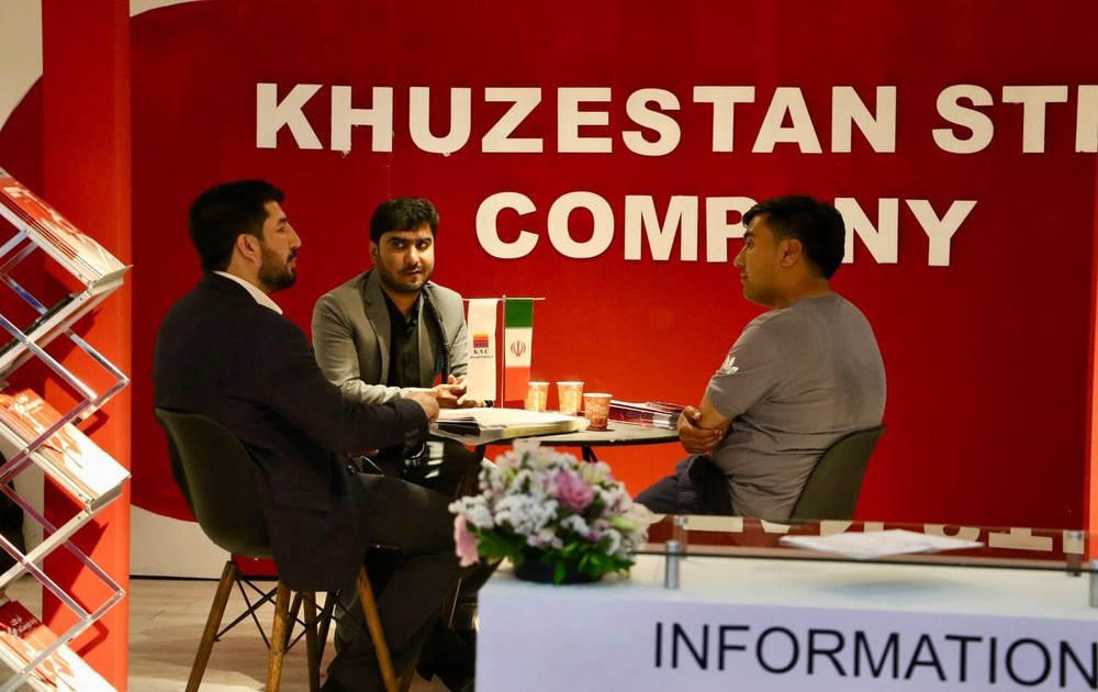 حضور فولاد خوزستان در ششمین نمایشگاه توانمندی های صادراتی ایران