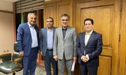 اعضای انجمن فولاد آذربایجان مشکلات صنایع تولیدی را در جلسه با رئیس کل بانک مرکزی مطرح کردند