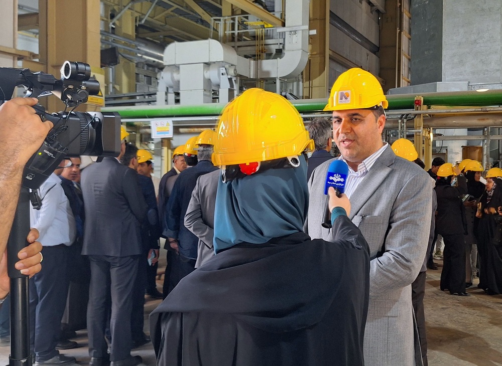 انبار ۸۰ هزار تنی ذخیره پودر آلومینا افتتاح شد