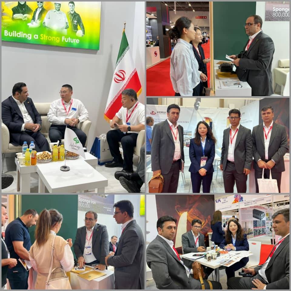 ارائه دستاوردهای فولاد غدیر نیریز در نمایشگاه آنکیروس